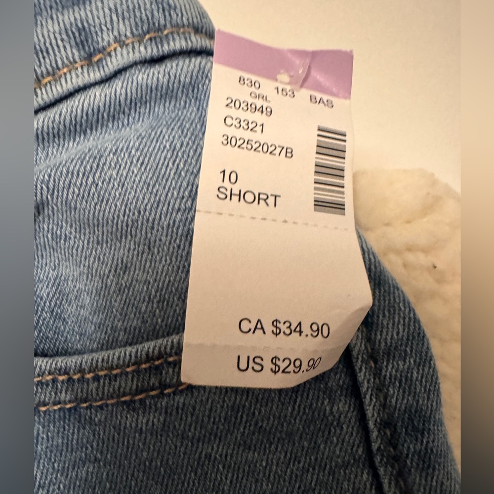 NEW WITH TAGS Maurices/Evsie girls straight jeans